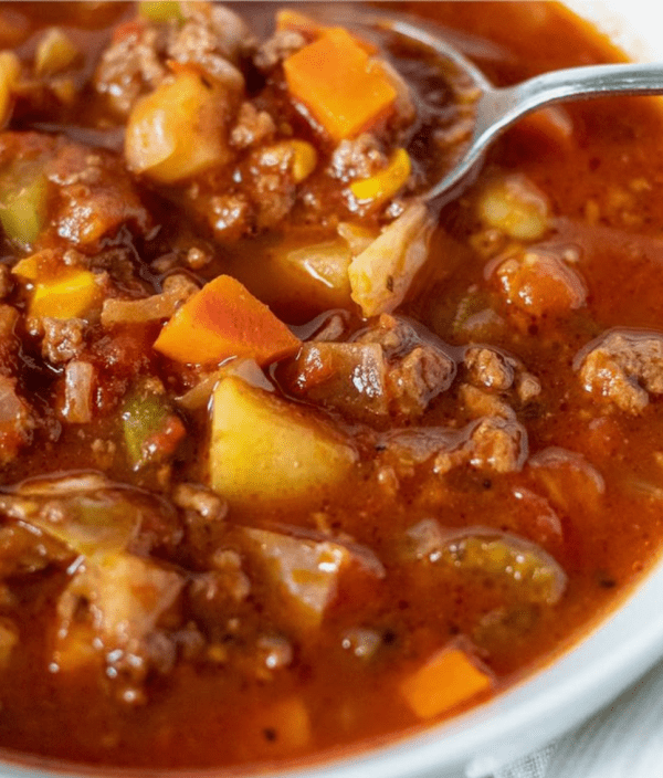 Ground Beef & Vegetable Soup