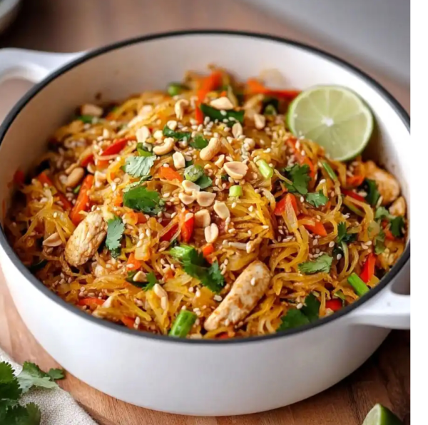 Spaghetti Squash Pad Thai