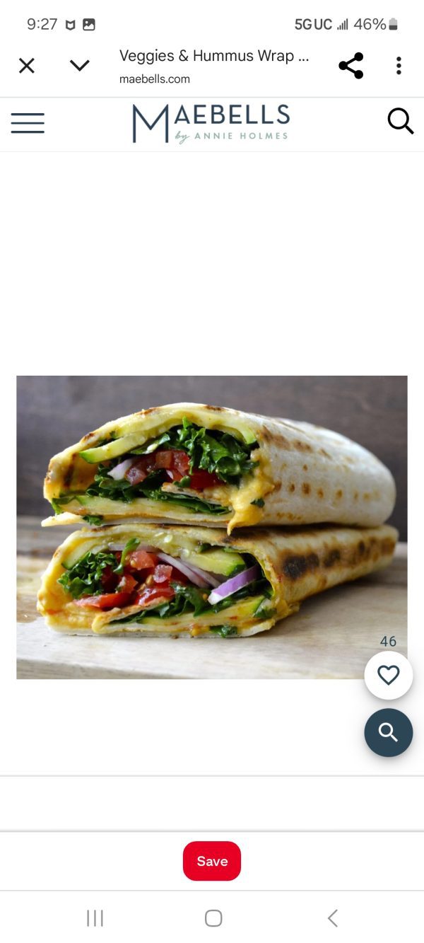 Grilled Zucchini Hummus Wraps (6 pcs)
