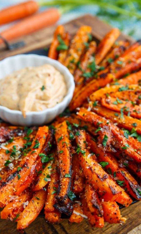 Parmesan Roasted Carrot Fries