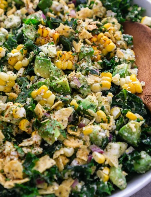 Mexican Street Corn and Kale Salad