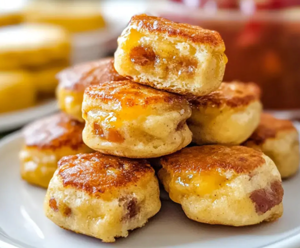 Mini Pancake Sausage Bites
