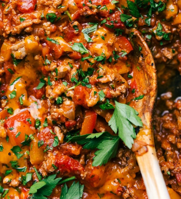 Unstuffed Pepper Skillet