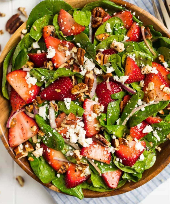 Spinach Strawberry Salad