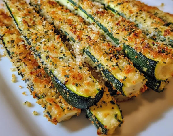 Parmesan Zucchini Spears