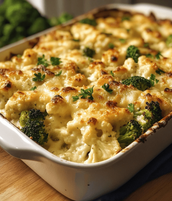 Broccoli Cauliflower Au Gratin
