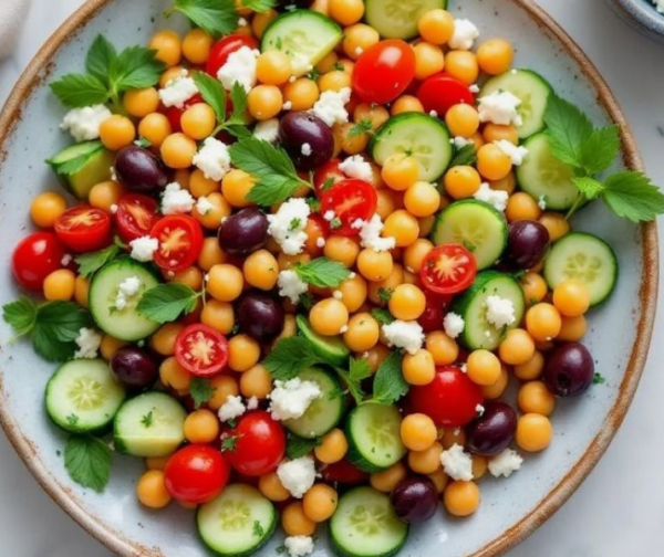 Mediterranean Chickpea Salad