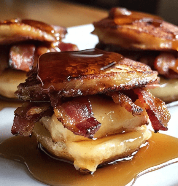 Pancake Sliders (Bacon)