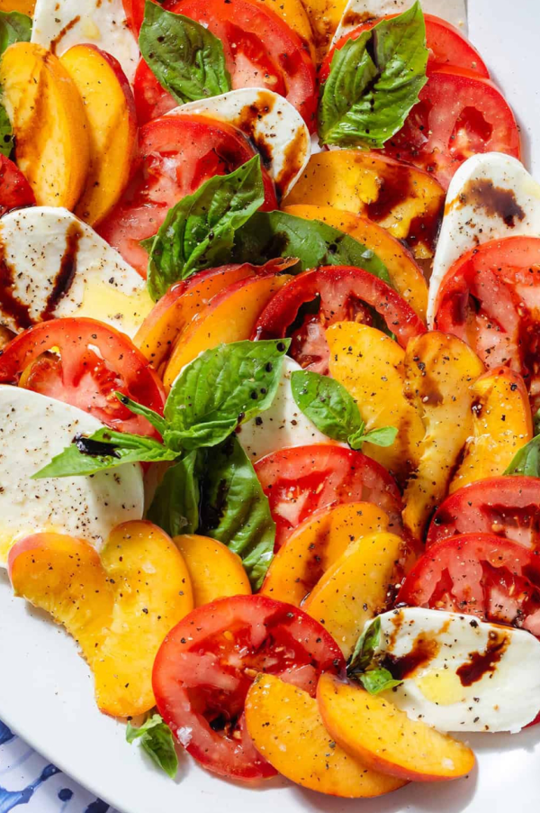 Peach Caprese Salad