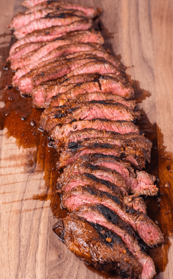 Grilled Marinated Flat Iron Steak