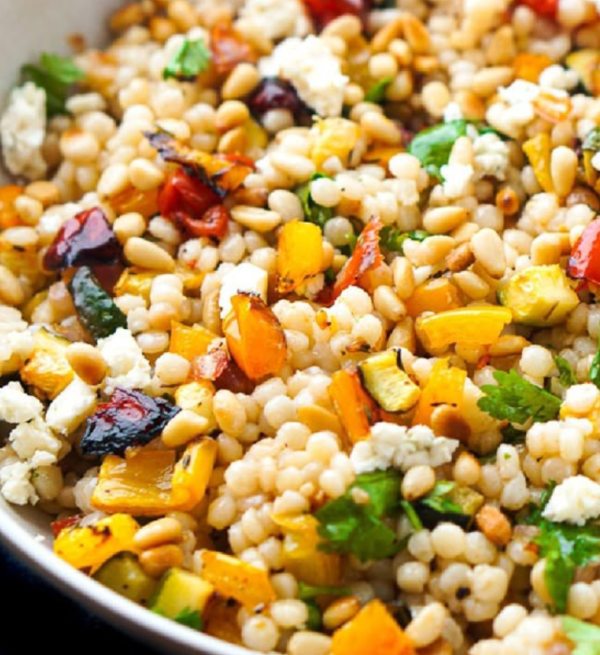 Roasted Vegetables Pearl Cous Cous Salad
